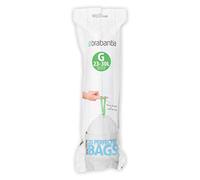 Brabantia PerfectFit Bags G Sacchetti per Spazzatura, 23/30L, Bianco, Rotolo da 20 Sacchetti