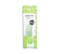 Brabantia PerfectFit Bags K Sacchetti per Spazzatura Compostabili, 10L, Verde, Rotolo da 10 Sacchetti