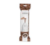 Brabantia PerfectFit Bags L Sacchetti per Spazzatura, 40/45L, Bianco, Rotolo da 10 Sacchetti