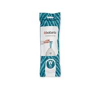 Brabantia PerfectFit Bags W Sacchetti per Spazzatura, 5L, Bianco, Rotolo da 20 Sacchetti