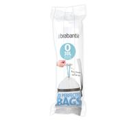Brabantia PerfectFit Bags O Sacchetti per Spazzatura, 30L, Bianco, Rotolo da 20 Sacchetti