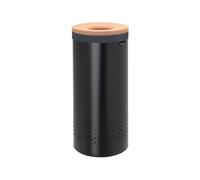 brabantia Portabiancheria con Coperchio in Sughero - 60 L - Matt Black