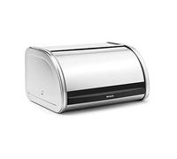 Brabantia Portapane In Acciaio, Apertura A Scomparsa, Medium, Inox Satinato