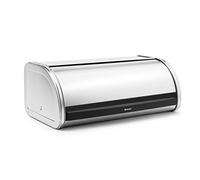 Brabantia Portapane in Acciaio, Apertura a Scomparsa, Standard, Inox Satinato