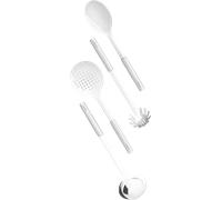 Brabantia 260148 Set Di Utensili Da Cucina 4 Pezzo (i) Acciaio Satinato
