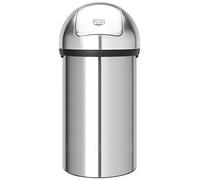 Brabantia Push Bin Pattumiera con Apertura a Spinta, 60 l, Inox Satinato