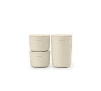 Brabantia - ReNew Contenitori Portaoggetti - Set di 3 - Ideale per Organizzare P