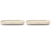 Brabantia - ReNew Portasapone - Con base Antiscivolo - Con Nervature che Mantengono il Sapone Rialzato & Asciutto - Resistente alla Corrosione - Accessorio per il Bagno - Soft Beige - 13,5 x 8 cm
