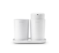 BRABANTIA RENEW SET 3 ACCESSORI DA BAGNO BIANCO