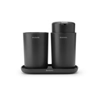 BRABANTIA RENEW SET 3 ACCESSORI DA BAGNO DARK GREY