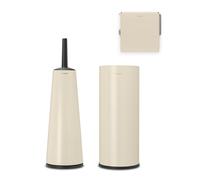 BRABANTIA RENEW SET 3 ACCESSORI DA TOILETTE SOFT BEIGE