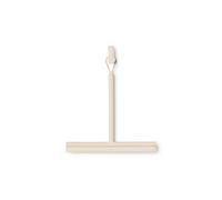 Brabantia - ReNew Tergivetro per Doccia con Gancio - Spazzola in Silicone per Vetri & Piastrelle del Bagno - Impugnatura Morbida & Antiscivolo - Resistente alla Corrosione - Soft Beige - 42,1 x 9 cm