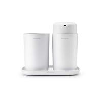 Brabantia - Set da bagno, bianco, Set di 3