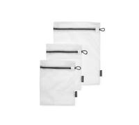 Brabantia - Sacca per il Lavaggio dei Capi Delicati - Sacchetto Protettivo in Rete per il Bucato per i Capi - Copertura Speciale a Strappo - Set di 3 in 2 Misure - White - 33 x 25 cm / 45 x 33 cm