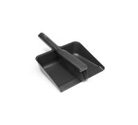 Brabantia Set paletta e spazzola - Dark Grey | Paletta e spazzola con pettine | Contenitore a incastro | Efficace | Strumento di pulizia salvaspazio | Spazzola a mano e paletta | 33 x 9 x 24cm