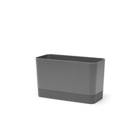 Brabantia Sink Side Organizer per Lavello, Dark Grey, 8.5 x 19 x 11.5 cm