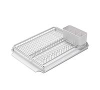 Brabantia Sink Side Scolapiatti con Scivolo, Alluminio, Light Grey, 49.2 x 38.6 x 14.2 cm