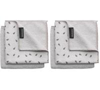 Brabantia Sink Side Set 2 Panni Pulizia, Microfibra, Light Grey (Confezione da 2)