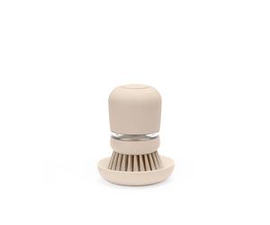 BRABANTIA SINK SIDE SPAZZOLA LAVAPIATTI CON CONTENITORE SAPONE SOFT BEIGE