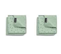 Brabantia - Sinkside Panni Lavapiatti in Microfibra - Lavabili in Lavatrice - Assorbono 7 Volte il Proprio Peso - per la Pulizia di Piatti e Piani d'Appoggio - Set di 4 - Jade Green