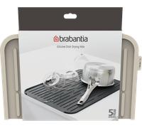 brabantia SinkSide - Tappetino Scolapiatti in Silicone - Soft Beige