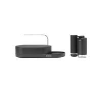 Brabantia SinkStyle Set di 3 Organizer per Lavello da Cucina con Organizer, Dispenser e Spremisapone-Design Compatto, Vassoio di Raccolta con Flusso d'Aria, Vassoio Antiscivolo-Mineral Infinite Grey