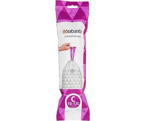 Brabantia size C Perfectfit immondizia 10 - 12 litri 40 sacchetti, 2 rotoli di 20