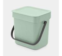 Brabantia Sort & Go conten.rif. verde giada 3 L Pattumiera a pedale 211683