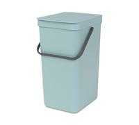 Brabantia Pattumiera Sort & Go 16 L Verde giada – coperchio stay-open rimovibile (211867)