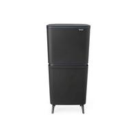 brabantia SortUp Hi - Pattumiera per il Riciclo 10 + 10 + 25 L - Dark Grey