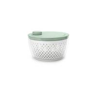 Brabantia TASTY+ Centrifuga per insalata con ciotola e colino | Asciugatore di verdure, frutti di bosco con base antiscivolo | Plastica riciclabile, lavabile in lavastoviglie, resistente | Jade Green