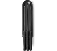 Brabantia Ceppo da Cassetto, 3 Coltelli, Plastica/Acciaio Inossidabile, Tasty+ Dark Grey