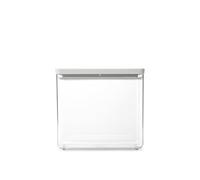 brabantia Tasty+ - Barattolo Quadrato Impilabile - Light Grey - 3,5 L