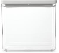 Brabantia Tasty+ contenitore portaoggetti 22.1x11.1x20.1 cm trasparente-grigio 230622