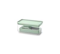 Brabantia TASTY+ Set affettatrice e grattugia | Affettaverdure con due grattugie e custodia | Base antiscivolo e design lavabile in lavastoviglie | Plastica Tritan 100% riciclabile | Jade Green