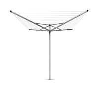 Brabantia Topspinner Stendibiancheria da Esterno, 50 m, Metallic Grey - NUOVO