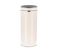 Brabantia - Touch Bin 30L - Pattumiera Grande per Cucina - Apertura Soft-Touch - Cestino per Rifiuti con Secchio Interno Rimovibile - Riciclo Facile - Sacchetti Inclusi - Soft Beige - 30 x 32 x 72 cm