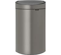 Brabantia Touch Bin New Pattumiera, 40 l, Platinum