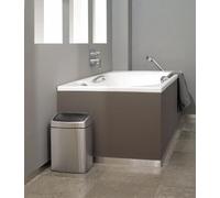 Brabantia - Touch Bin 40L - Pattumiera Grande per Cucina - Apertura Soft-Touch - Cestino per Rifiuti con Secchio Interno Rimovibile - Riciclo Facile - Sacchetti Inclusi - Soft Beige - 44 x 30 x 73 cm