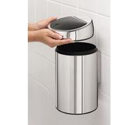 Brabantia Touch Bin secchio della spazzatura 3 l acciaio-nero 378645