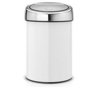 Brabantia Touch Bin secchio della spazzatura 3 l cromo-bianco 364488