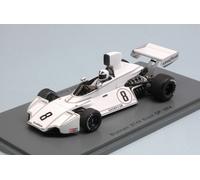1:43 Spark Brabham F1 Bt44 #8 Brazilian Gp 1974 Richard Robarts White S5258 Mode