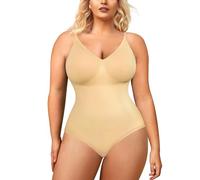 BRABIC, Body da donna modellante e contenitivo sulla pancia, senza cuciture e senza maniche, a canotta, X-Small/Small