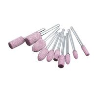 BRABOSTON 10Pcs Rotary Burr Rettifica Testa 1/8 '' Shank Abrasive Ruote per Intaglio del Legno Pietra Lucidatura