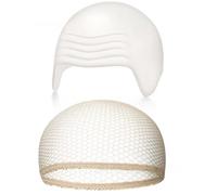 BRABOSTON Cappelli calvi Finta Pelle Testa di Halloween Cosplay Accessori Costume Cappello Calvo Per Adulti Bambini Parrucche Cappelli Con Cappello A Rete Per Capelli