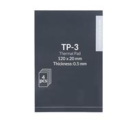 BRABOSTON Cuscinetto termico 120x20mm facile da tagliare per scheda grafica IC particolarmente morbido che collega le lacune componenti conduttive di calore del silicone termico