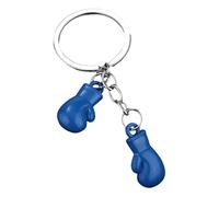 BRABOSTON Elegante guantone da boxe portachiavi simulazione attrezzature fitness ciondolo catena accessorio coppie chiavi auto accessori guantoni da boxe ciondolo, Blu, Taglia unica
