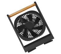 BRABOSTON Pratico ventilatore da tavolo alimentato tramite USB con operazioni silenziose che si raffreddano ad aria ricaricabile con struttura ABS per ufficio o viaggio USB elettrico