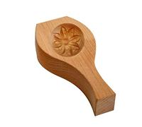 BRABOSTON Stampo da forno in legno per torta lunare in legno a forma di fiore tradizionale cinese di metà autunno festival luna torta stampo per muffin regalo biscotti timbri per cottura