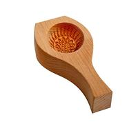 BRABOSTON Stampo da forno in legno per torta lunare in legno a forma di fiore tradizionale cinese di metà autunno festival luna torta stampo per muffin regalo biscotti timbri per cottura